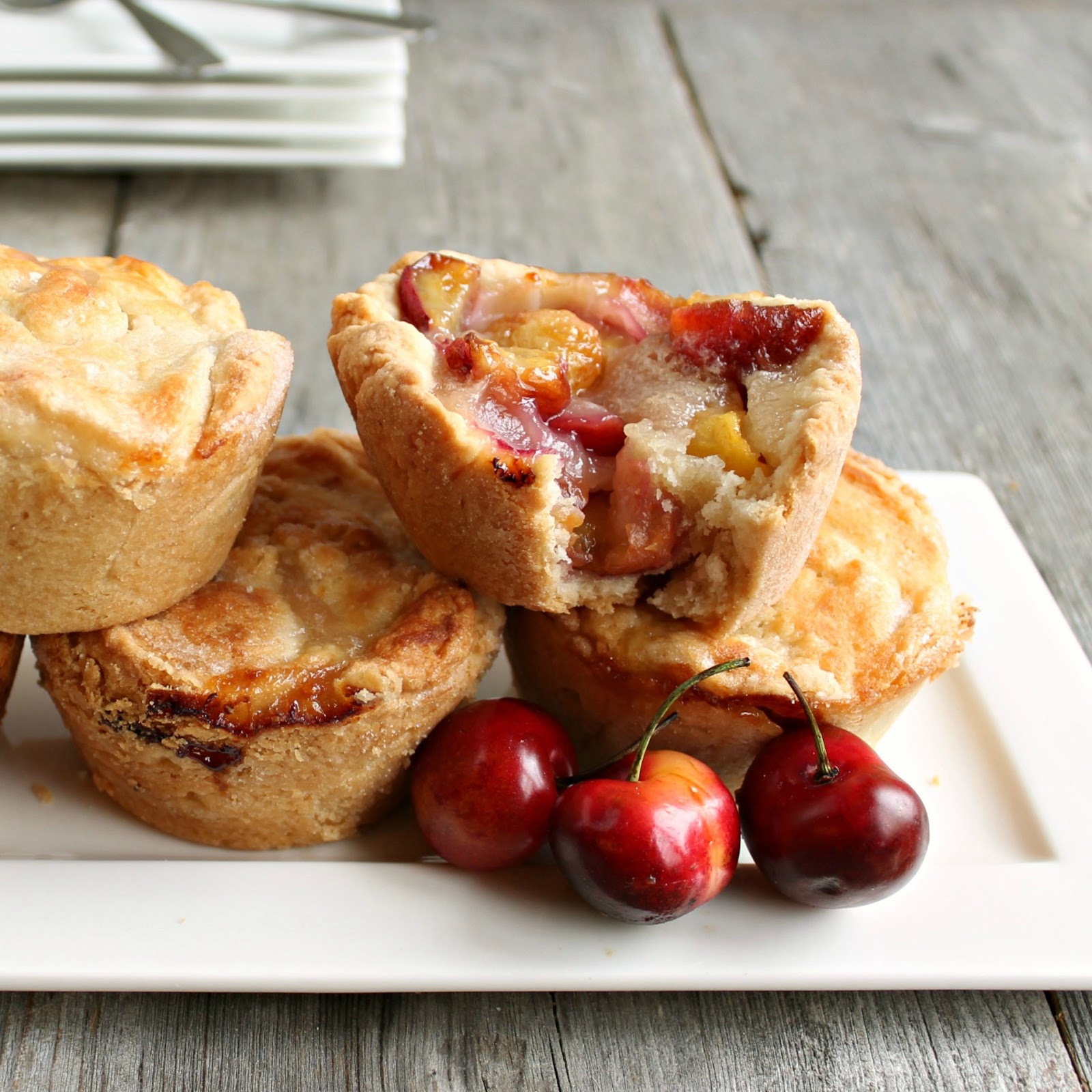 Hungry Couple Mini Cherry Muffin Cup Pies