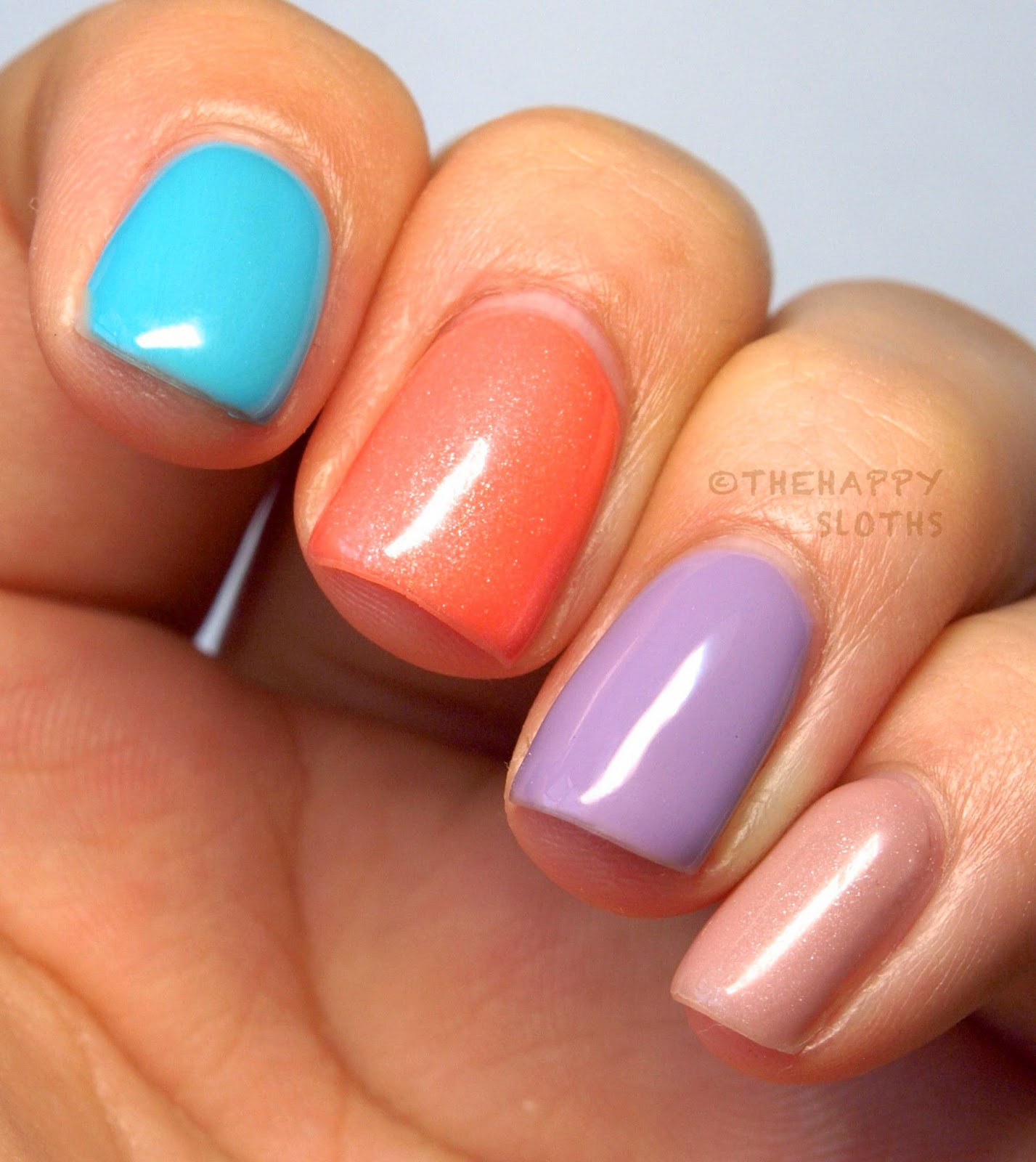 Sally Hansen Salon Gel Polish Collection for Mother's Day Swatches and Review