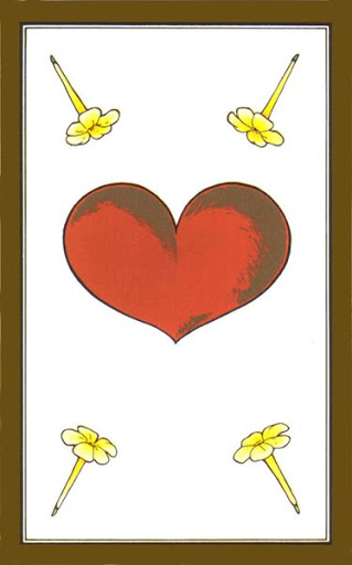 Tarot Persia Madame Indira: As de corazones