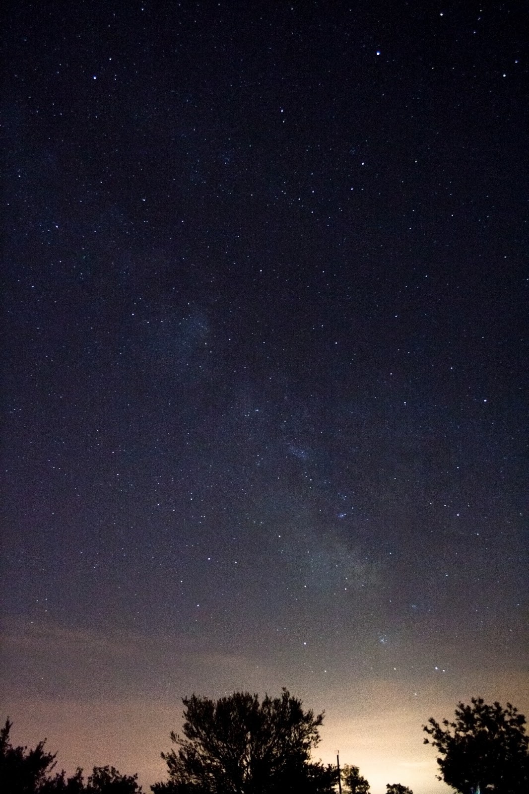 Milky Way Over Slippery Elm Trail, Don't Take Mediocre Dark Skies for