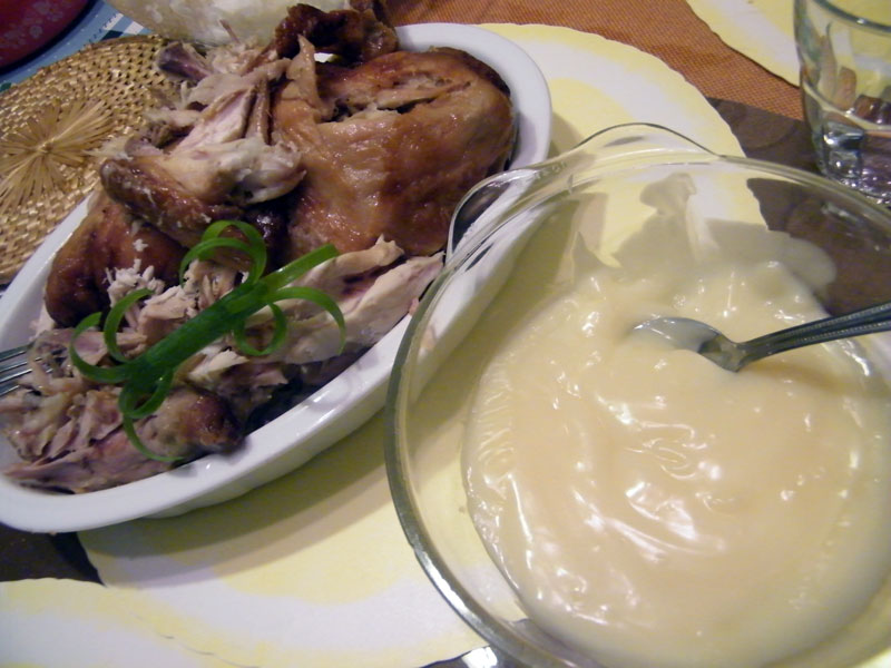 adobongblog Easy White Sauce (for roast chicken)