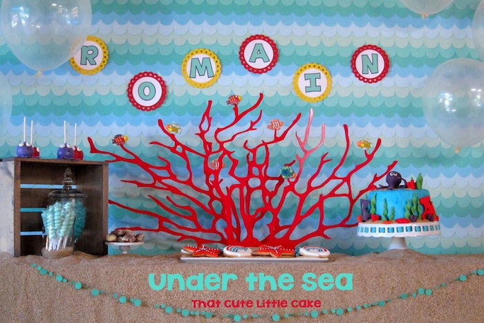 That Cute Little Cake: Under The Sea Birthday Party