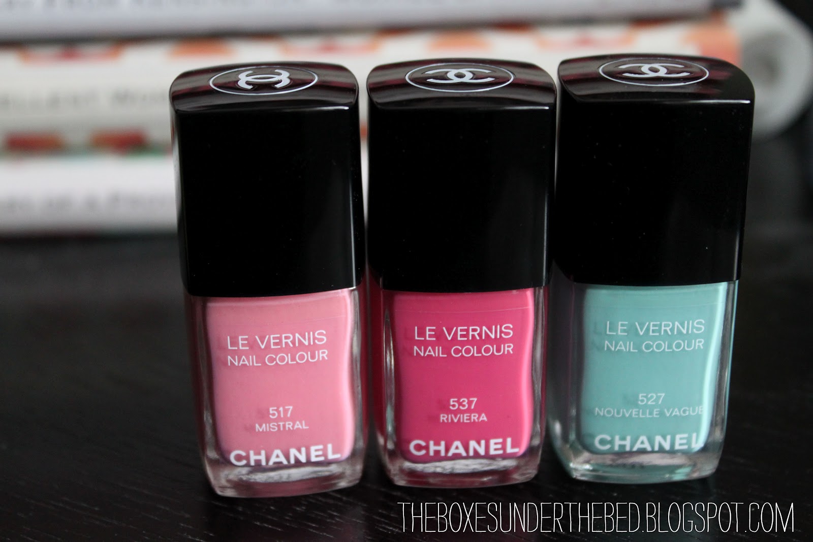 The boxes under the bed: Chanel Les Pop-Up de Chanel - Chanel Nouvelle Vague,  Chanel Mistral & Chanel Riviera