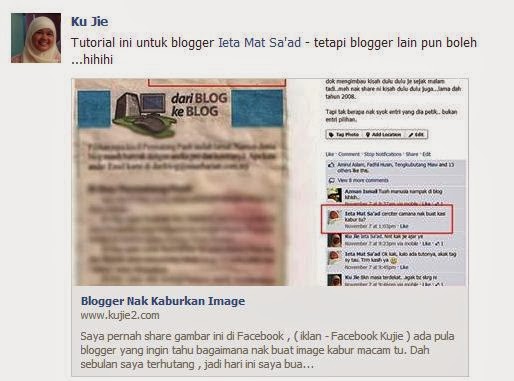 Terharunya... TUTORIAL KABURKAN IMAGE DARI BLOGGER KAK KU JIE, cara meningkatkan traffik blog, Adat berkawan, BLOGWALKING, PENGALAMAN, PENGALAMAN BLOGGING