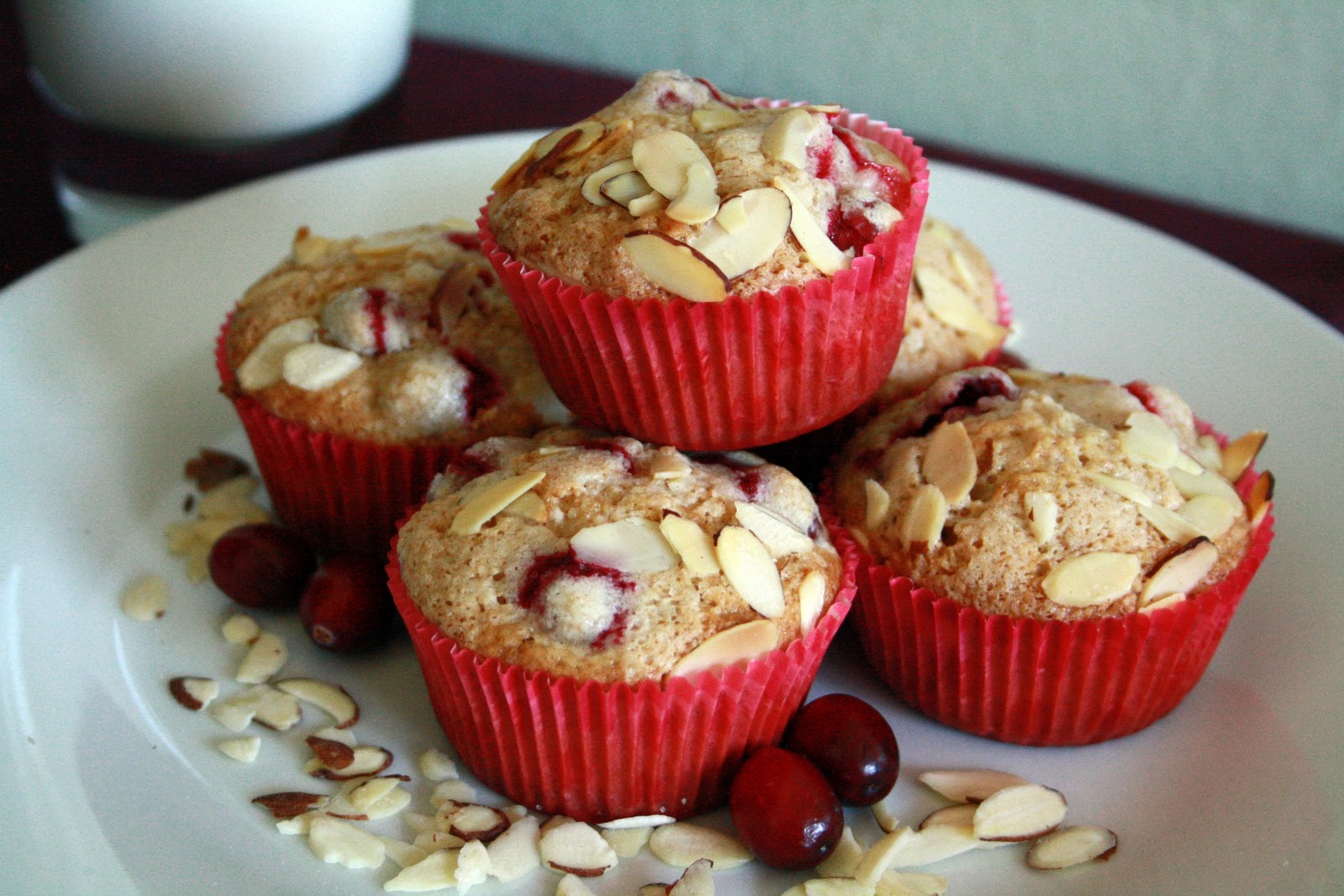 The Learning Curve CranberryAlmond Muffins