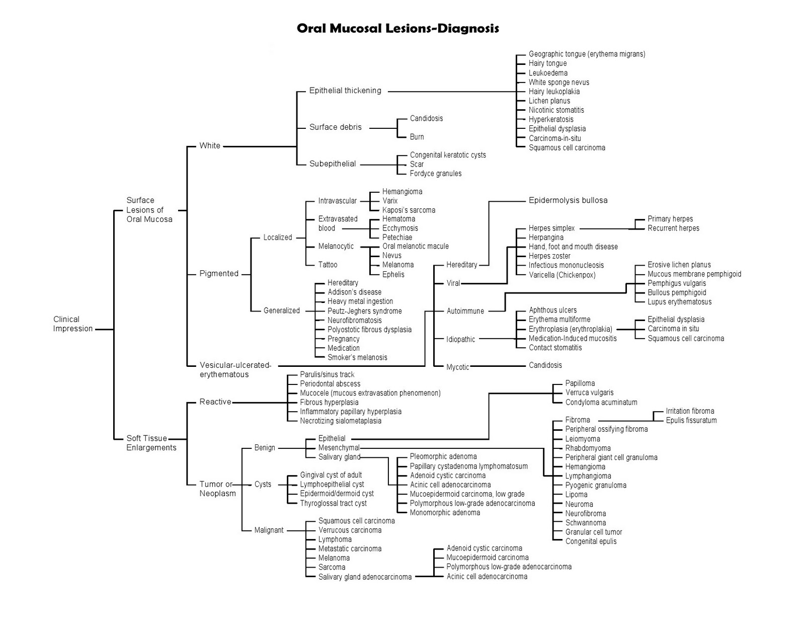 Differential Diagnosis Of Oral Lesions 119