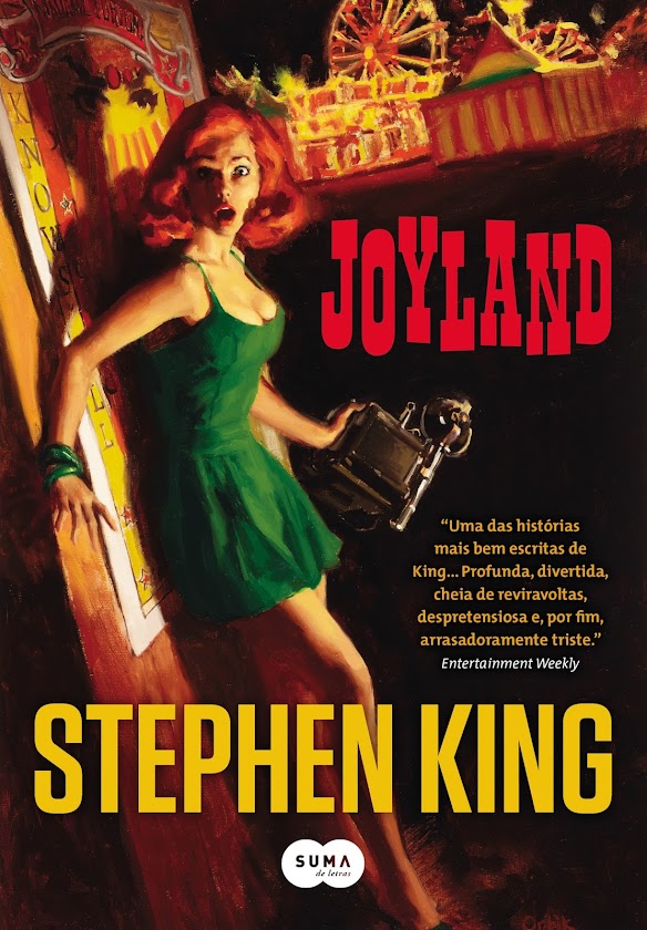 Capa brasileira do livro Joyland de Stephen King