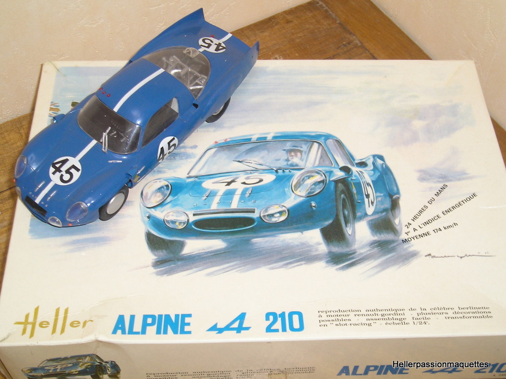 Heller L735 Alpine A 210 Prototype France Maquette voiture en kit à  l'échelle 1:24 -  France