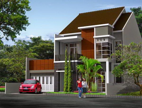 Contoh Exterior Interior Rumah Minimalis 2 Lantai | Bersosial.com