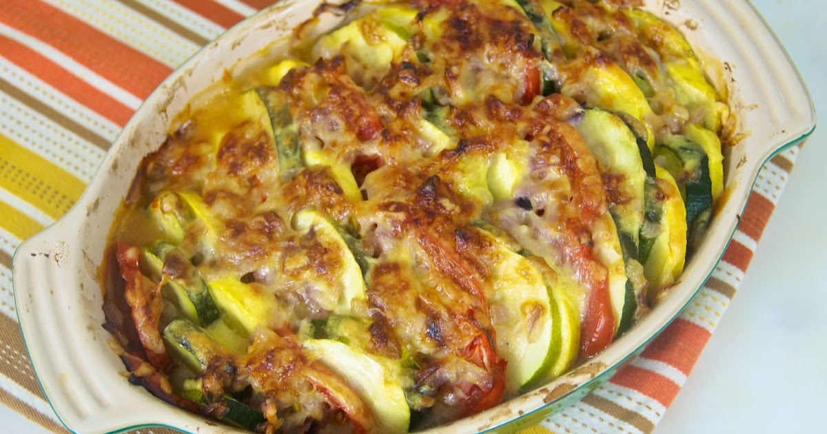 My Recession Kitchen...and garden Squash & Tomato Au Gratin