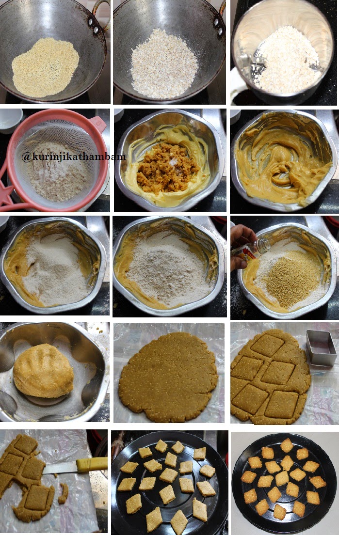 Foxtail Millet Cookie / Thinai Biscuit Foxtail Millet Recipes