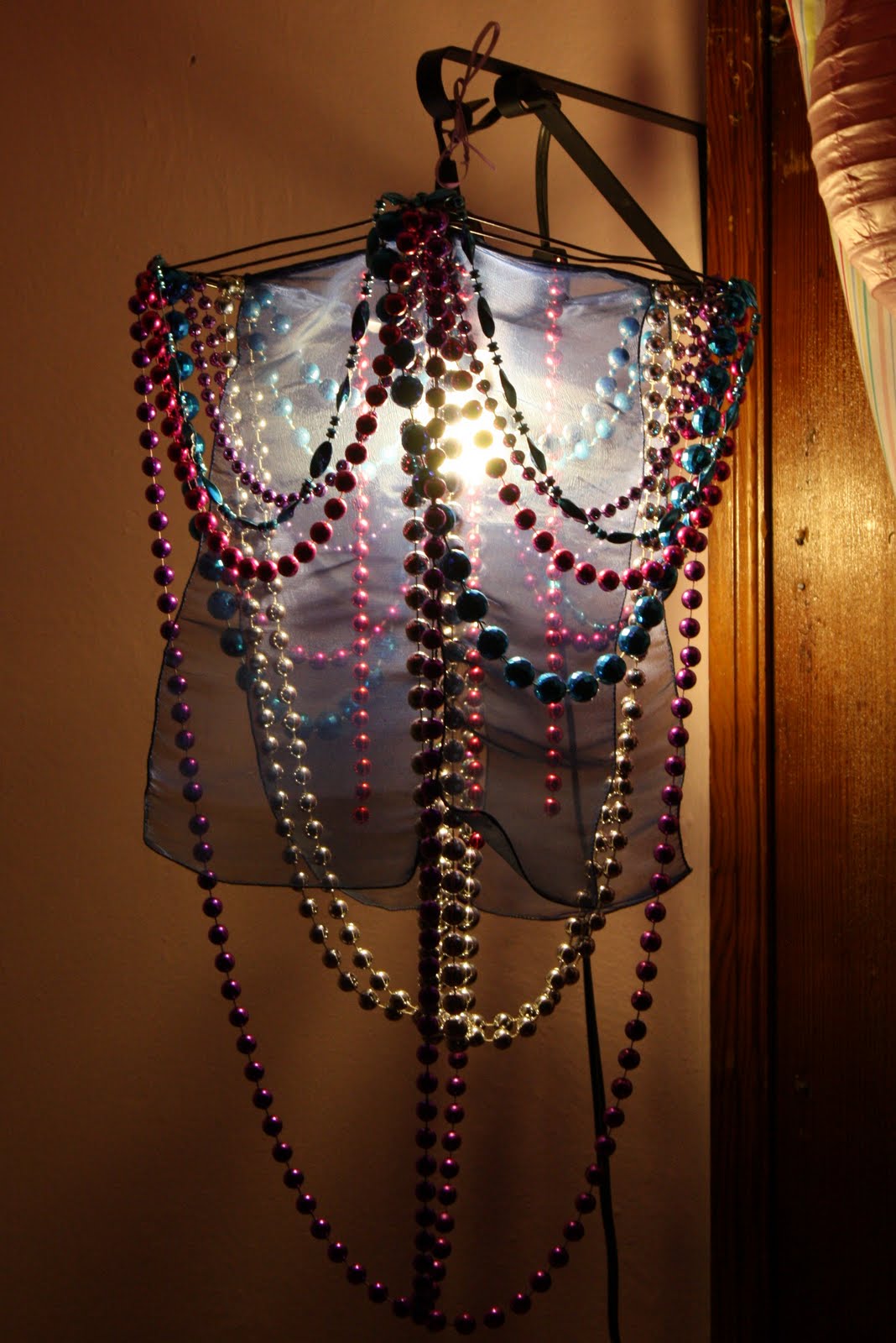 Ain't That Sherific? DIY Beaded Chandelier