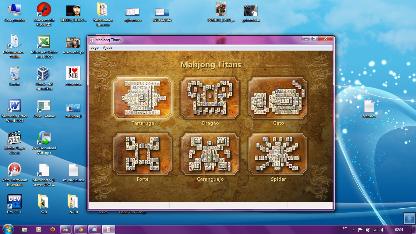 Todo Dia no PC: Joguinhos que eu curto - Mahjong Titans