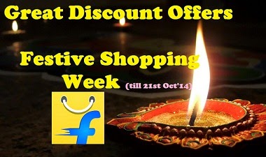 Flipkart’s Festive Shopping Week: Great Discount on Mobile, Laptos, House Hold Products, Electronics, Fashion Wears & much more
