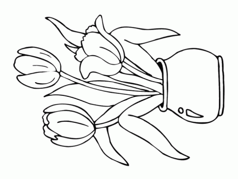 Flower Coloring Pages on Beauty Nails  Flower Coloring Pages