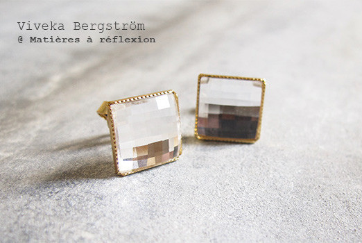 Boucles cristal Viveka Bergstrom