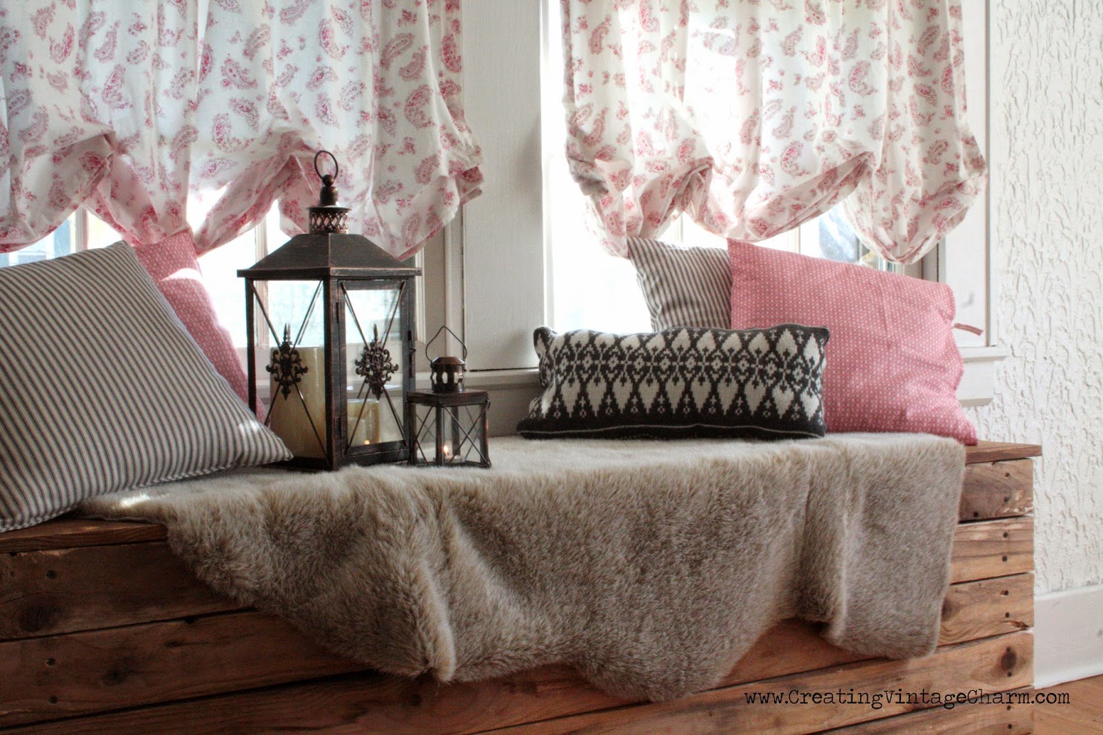 Creating Vintage Charm: Thrifty DIY Part One: Faux Fur Throw Rug
