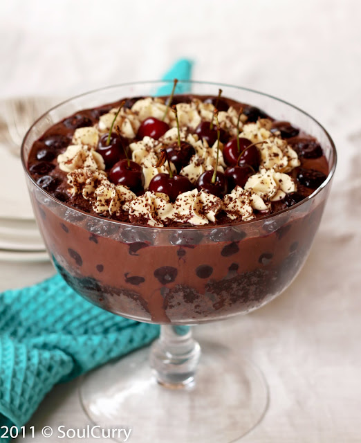 SoulCurry Forever Nigella 7 Iced Dreams Chocolate Cherry Trifle