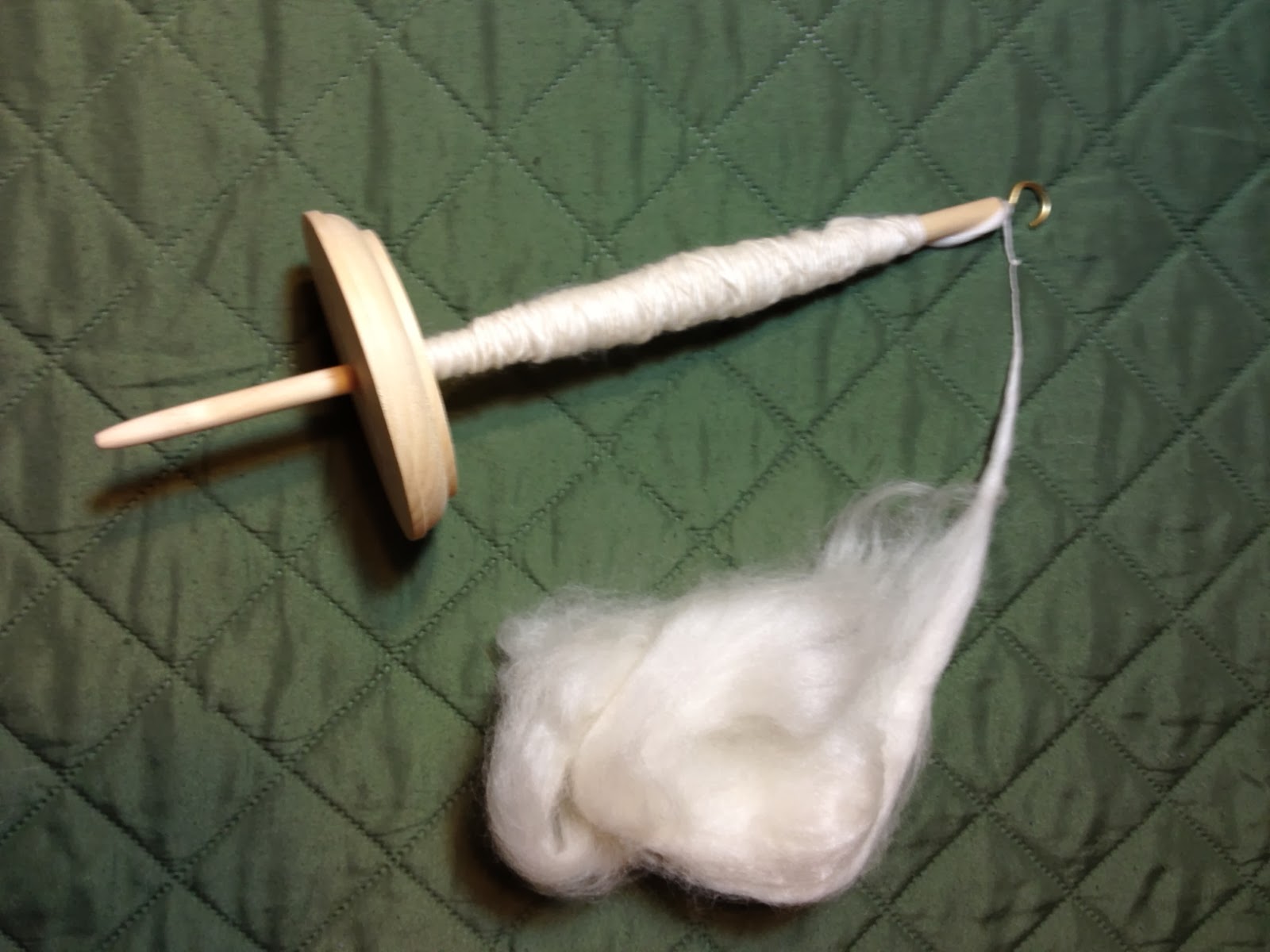 Less Noise, More Green: Guest Post: Learning to Spin with a handmade drop  spindle, plus video tutorials!
