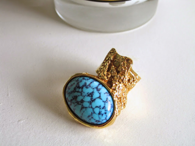 ysl turquoise arty ring picture