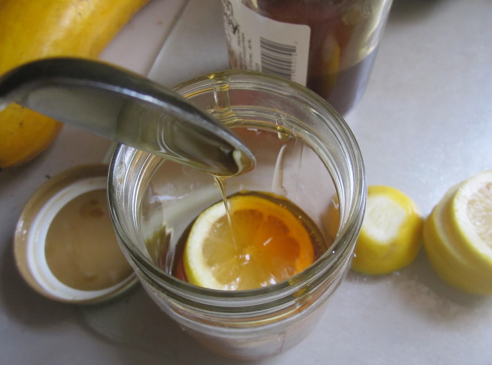 Ginger Lemon Honey Tea For Cough