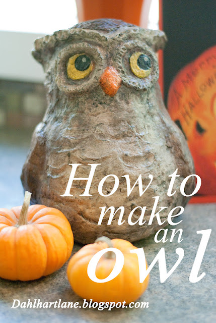 DIY Paper Mache Clay, Owl Making With Paper Clay