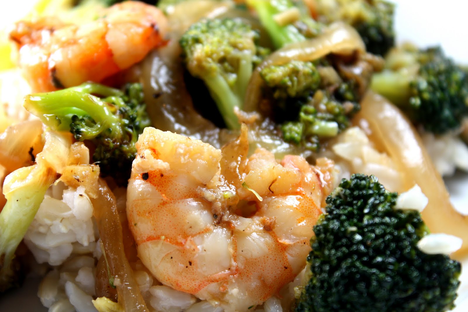 Food So Good Mall "Chinese Shrimp and Broccoli Stir Fry"