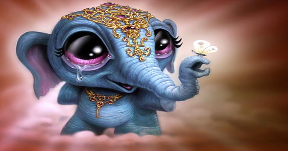 New Art Funny Wallpapers Jokes: Adorable Cute Elephant Wallpapers HD