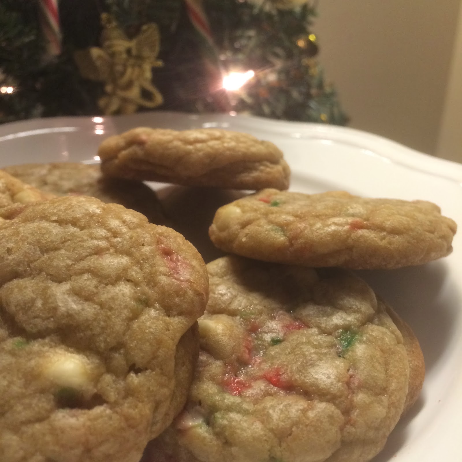 Emma Courtney White Chocolate Candy Cane Cookies