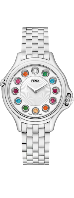 Fendi Crazy Carats Stainless Steal topez watch