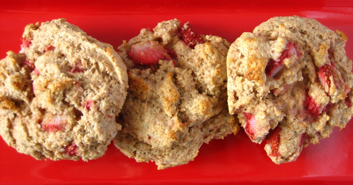 Kickin It in the Kitch Whole Wheat Strawberry Scones