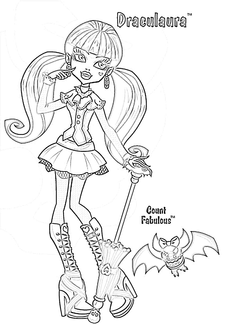 Dibujos De Draculaura Para Colorear En Colorear | dibujos para colorear pintar imprimir draculaura Dibujos De Draculaura Para Colorear En Colorear | dibujos para colorear pintar imprimir draculaura