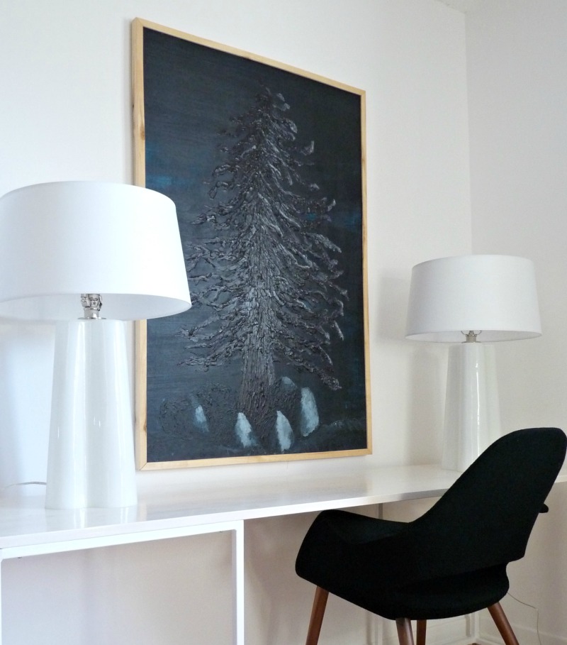 DIY Picture Frame + How to "Fix" a Warped Canvas Dans le Lakehouse