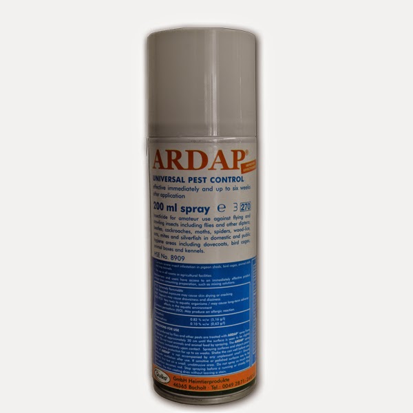 Ardap Aerosol Spray for Red Mite Red Mite Killers from Flyte so Fancy