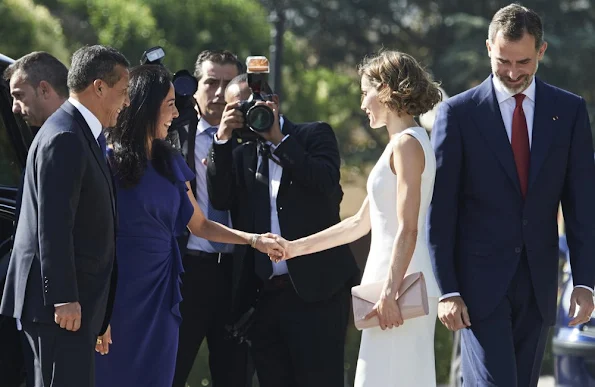  Queen Letizia and King Felipe with Peruvian President Ollanta Humala Tasso and his wife Nadine Heredia Alarcon