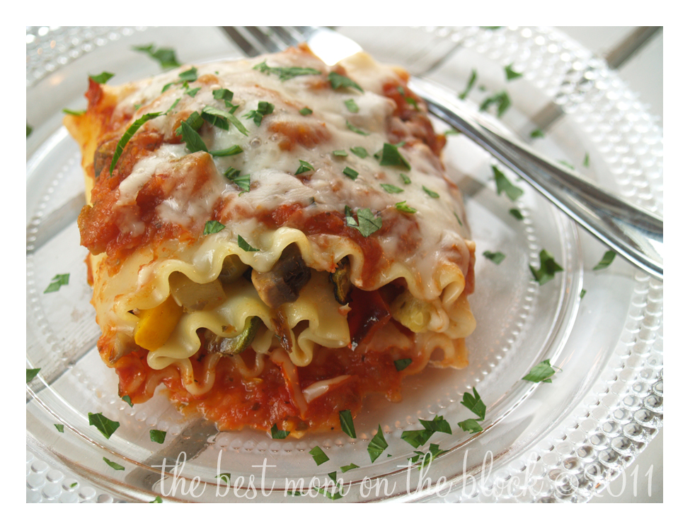 The Best Mom on the Block Vegetarian Lasagna with Goat Cheese and