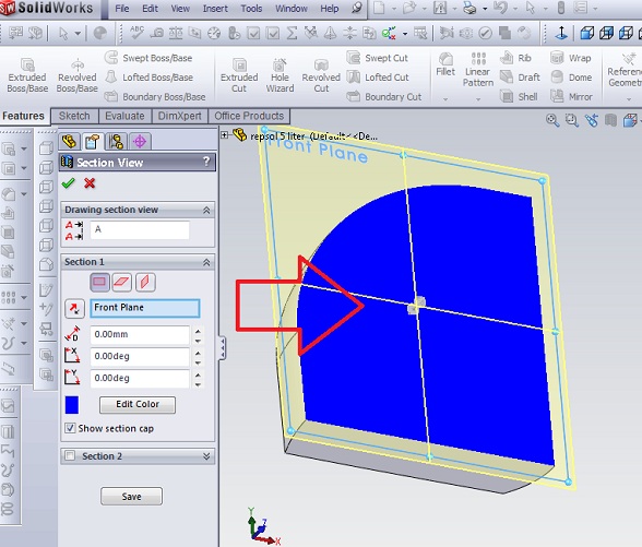 Solidworks, surface knit. SOLIDWORKSAUTOCADUNIGRAPHICS DESIGN