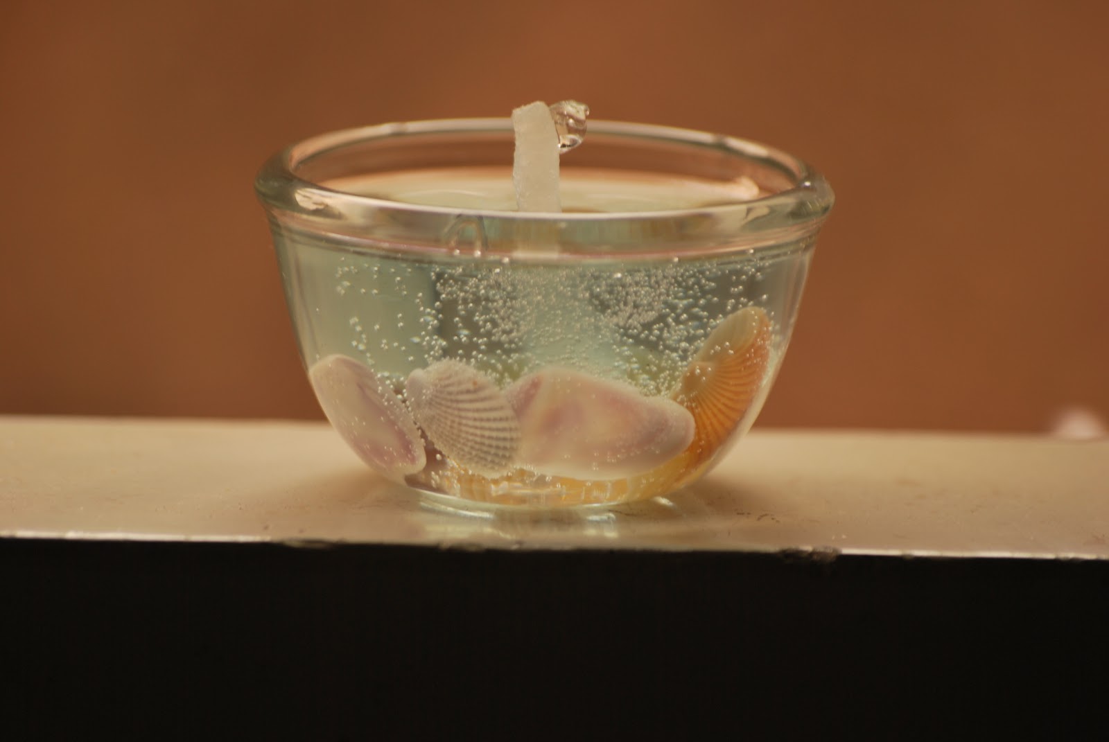 This and that of food and life My first gel wax candle