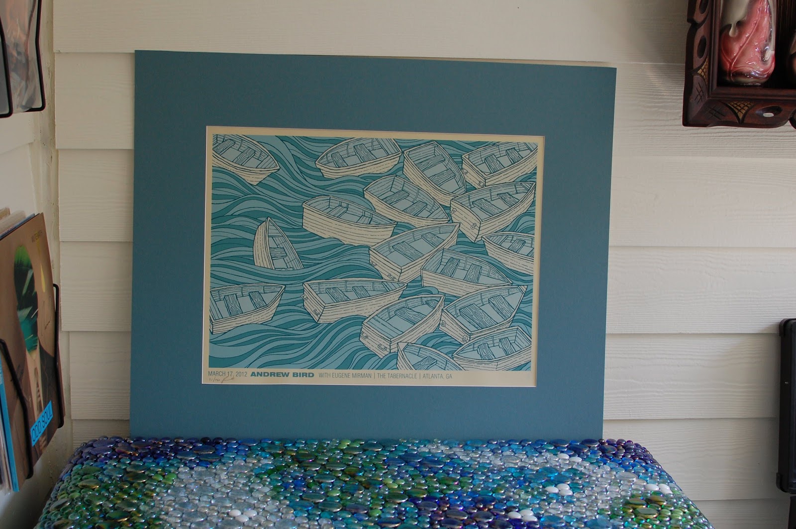 The Vintage South DIY Frame Mat cutting