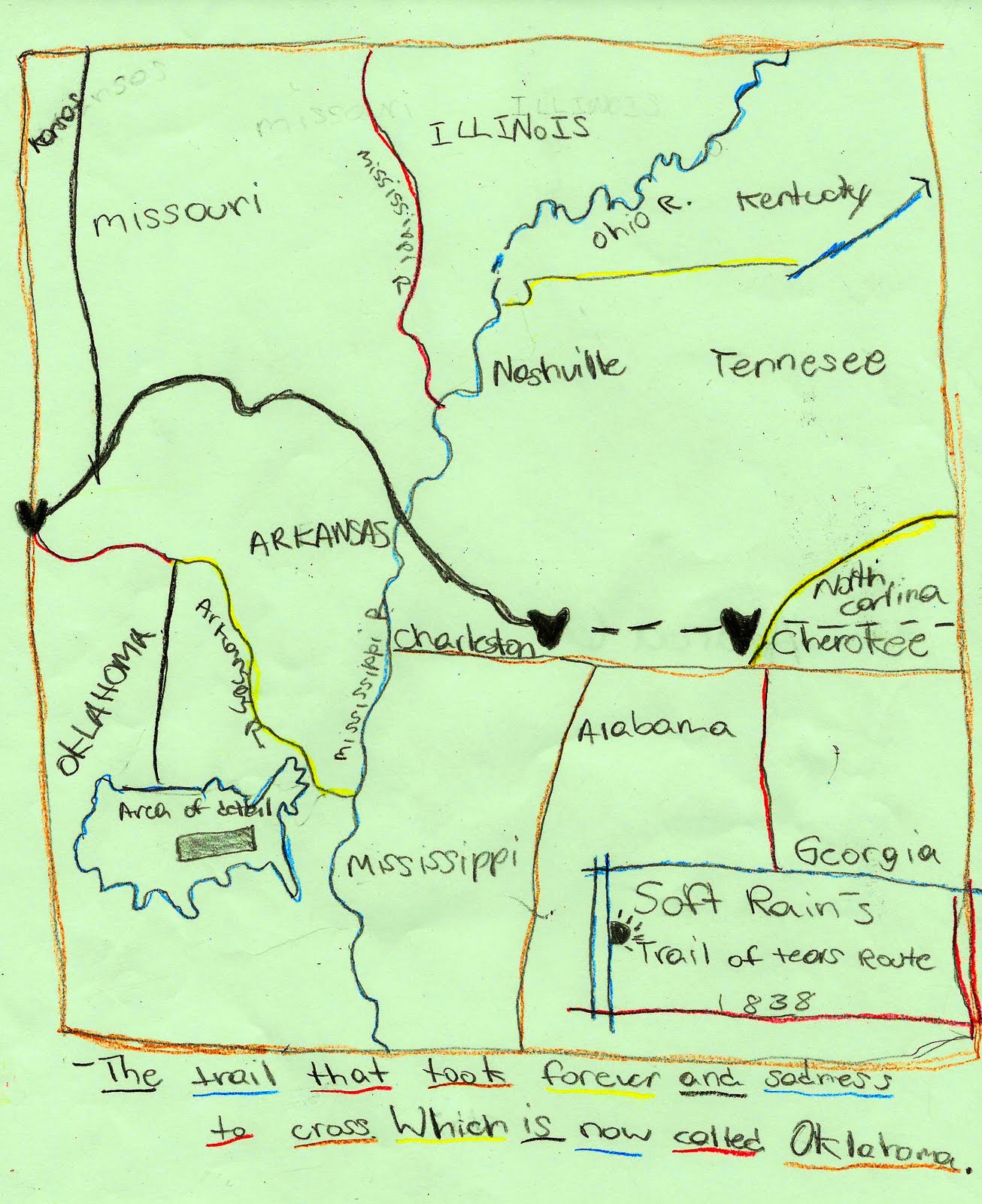 Fourth Graders' Take on the Trail of Tears