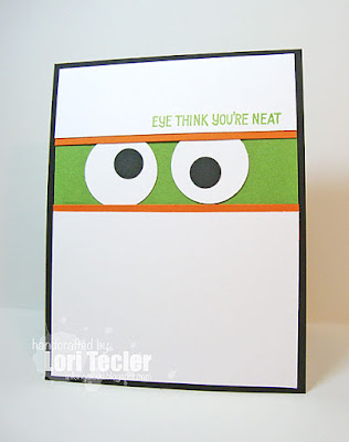 Eye Think You're Neat card-designed by Lori Tecler/Inking Aloud-stamps from Lawn Fawn