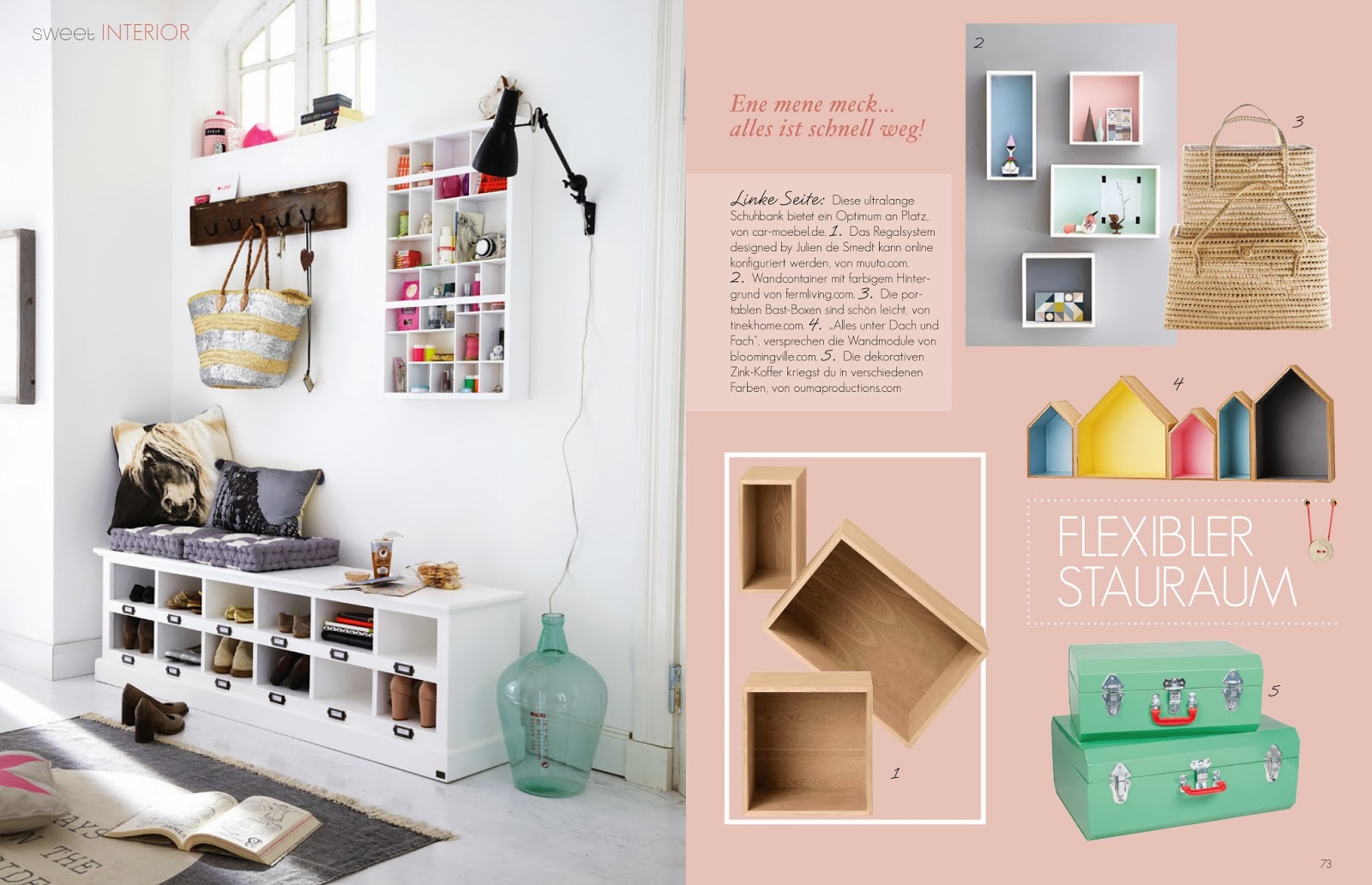 Ein Blick in das neue sweet living Magazin Ein Blick in das neue sweet living Magazin