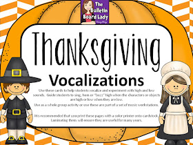  Sunday's Freebie: Thanksgiving Vocal Explorations