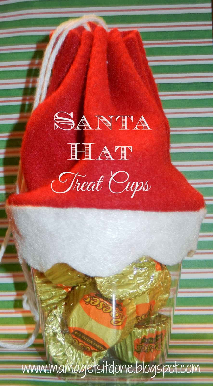 Mama Gets It Done Santa Hat Cups