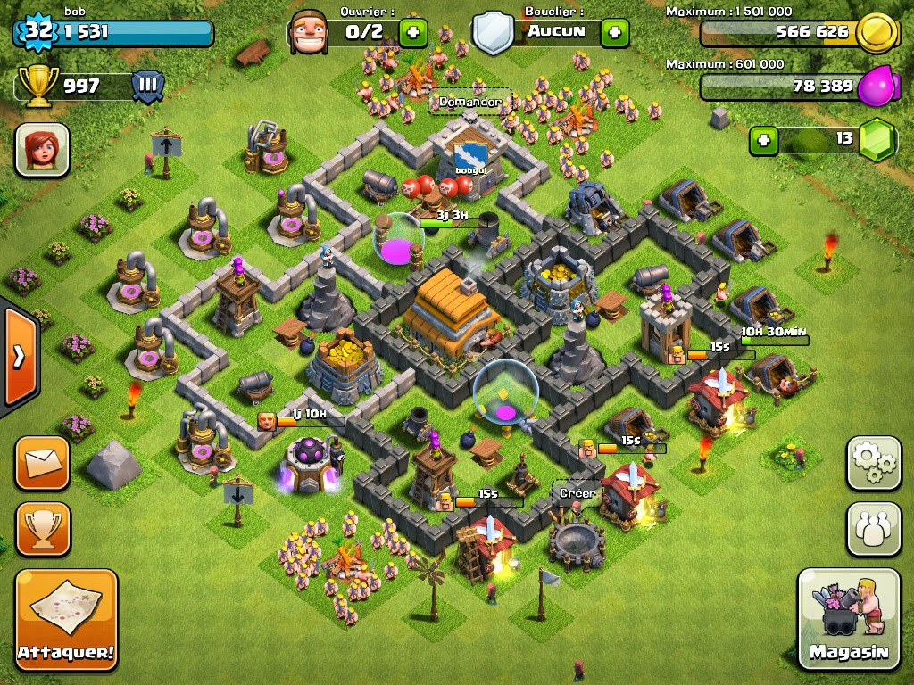 Formasi Base Clash Of Clans Town Hall 6 Trophy Clash 