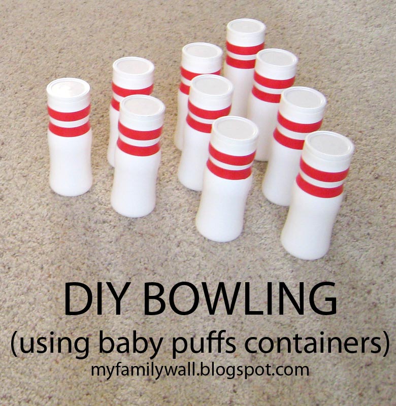 My Family Wall DIY Bowling Set