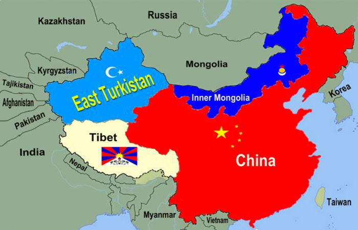 Уйгурстан На Карте