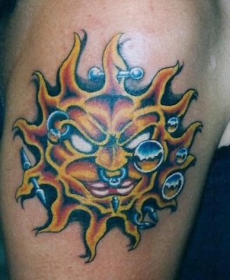 sun tattoo