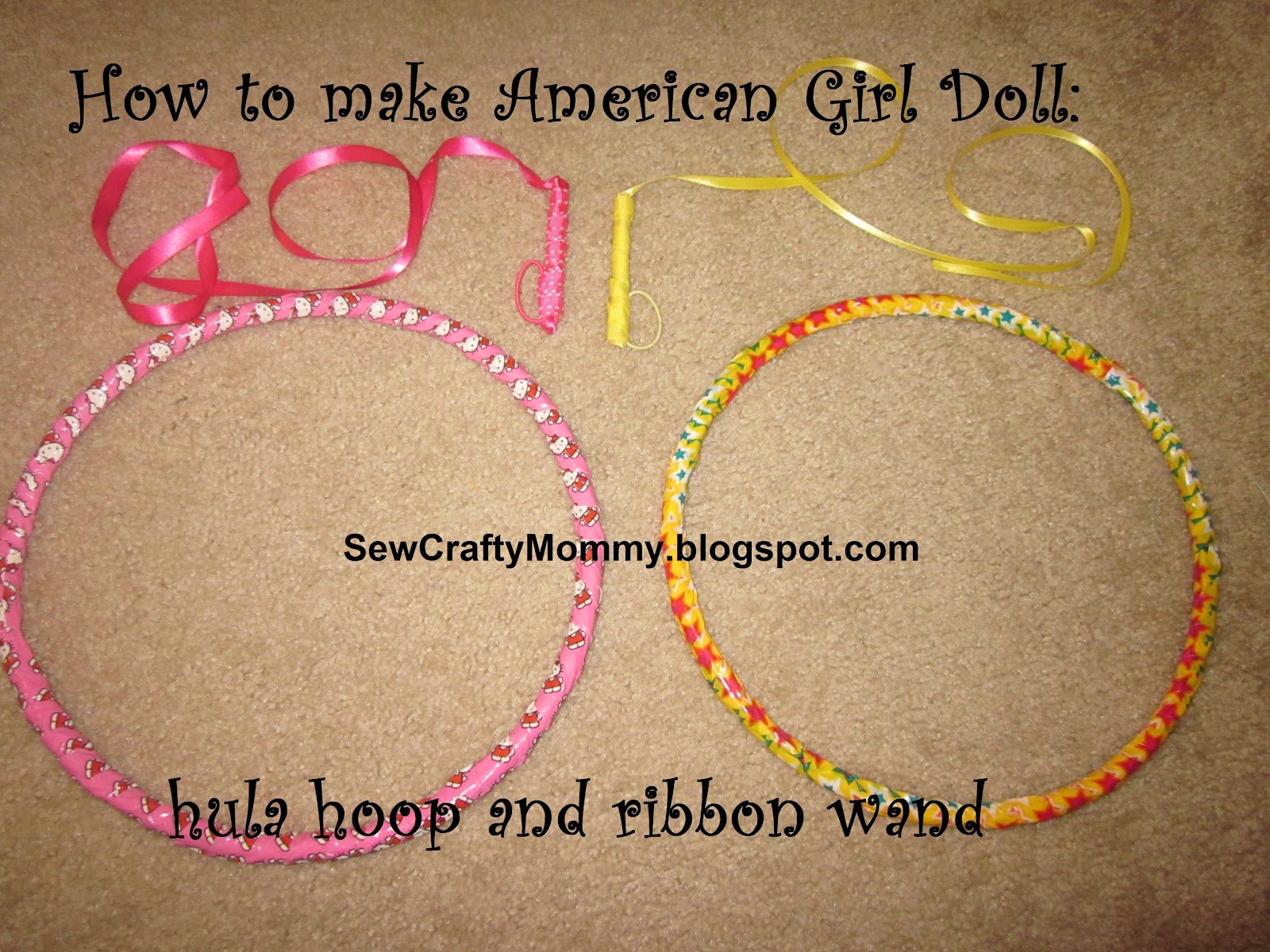 Sew Crafty Mommy American Girl Gymnastics accessories