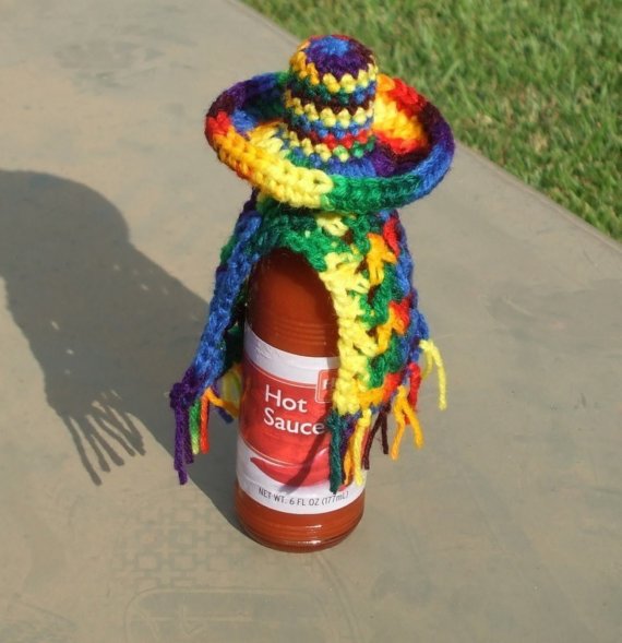 Crocheting in I love Mexican Food!